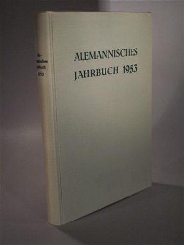 Alemannisches Jahrbuch 1953