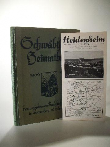 Schwäbisches Heimatbuch 1909 - 1929. Mitgliedsgabe für das Jahr 1929. Fünfzehnter Band der Bücherei des Bundes (für Heimatschutz in Württemberg und Hohenzollern Band XV.)