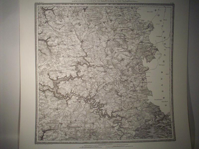 Kirchberg. Karte von dem Königreiche Würtemberg. Blatt 7 / XXXI / 1843. Topographische Atlas. Reproduktion. (Königreich Württemberg.)