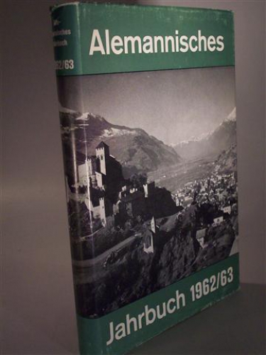 Alemannisches Jahrbuch 1962/1963 mit Register 1953 bis 1962/63