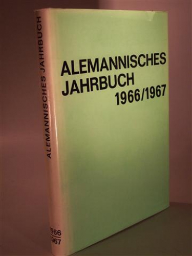 Alemannisches Jahrbuch 1966/1967