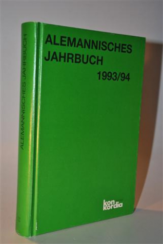 Alemannisches Jahrbuch 1993 / 1994. 