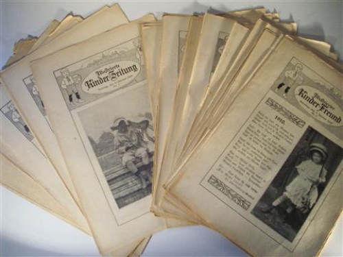 Illustrierter Kinder-Freund Nr 1-20 und unter neuem Titel Illustrierte Kinderzeitung 1-7. Kinderfreund  Jahrgang 1910. 26 von 27 Heften