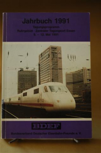 Jahrbuch 1991. Tagungsprogramm 34. Bundesverbandstag Ruhrgebiet, zentraler Tagungsort Essen vom 9. bis 12. Mai.  