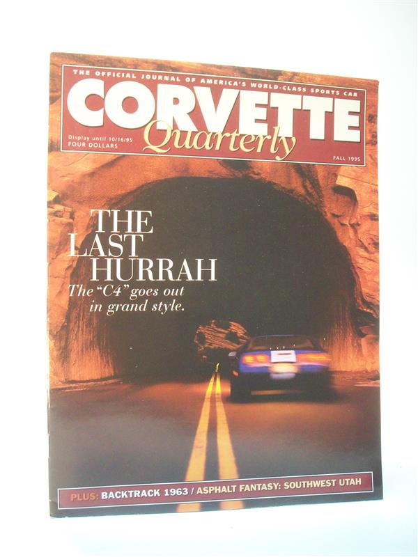 Corvette Quarterly. The official Journal of America s World-Class Sports Car. Fall 1995. Englisch
