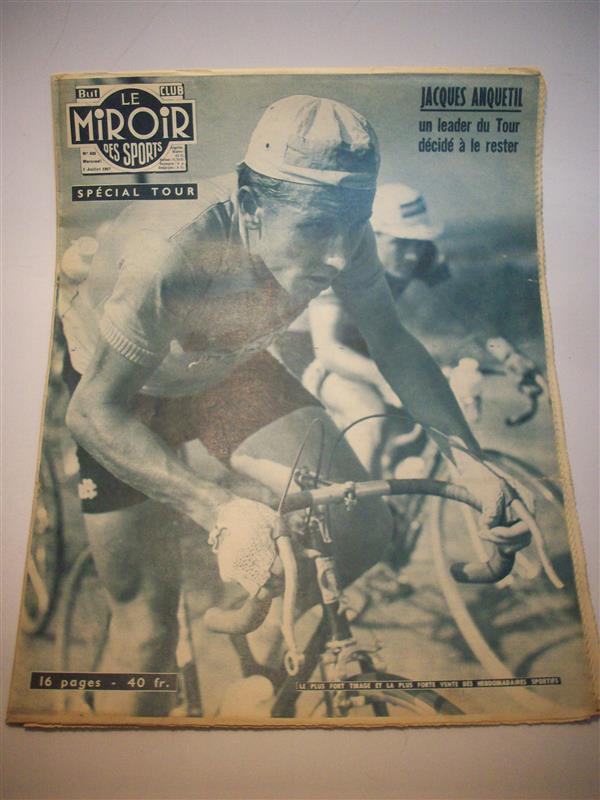 Special Tour.  Nr. 635. 3. Juillet 1957.  - Jacques Anquwtil un leader du Tour decide a le rester. - 5. Etappe: Roubaix - Charleroi,  6. Etappe:Charleroi - Metz, (Tour de France 1957  )