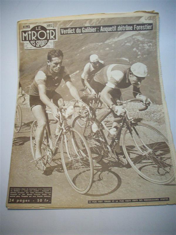 Special Tour.  Nr. 637. 8. Juillet 1957.  - Verdict du Galibier: Anquetil detrone Forestier. - 9. Etappe: Besancon - Thonon,  10. Etappe: Thonon les Bains - Briancon (Tour de France 1957  )