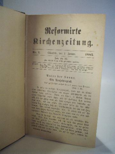 Reformirte Kirchenzeitung (reformierte) (8. Jahrgang) 1885 Nr. 1 bis Nr. 52