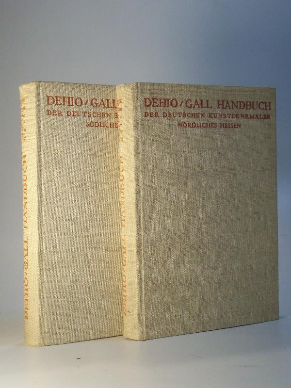 Dehio / Gall Handbuch der Deutschen Kunstdenkmäler. Südliches Hessen / Nördliches Hessen. 2 Bände