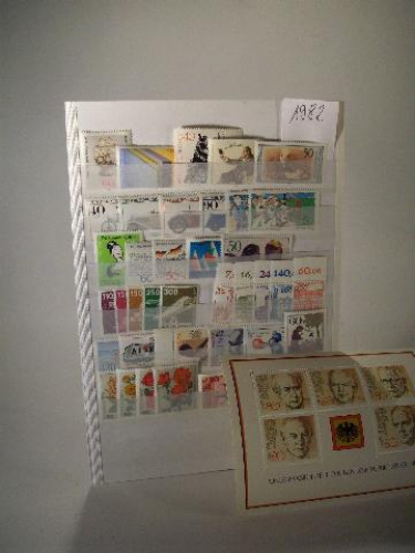 Deutschen Bundespost / Bund BRD Jahrgang 1982 postfrisch/ komplett