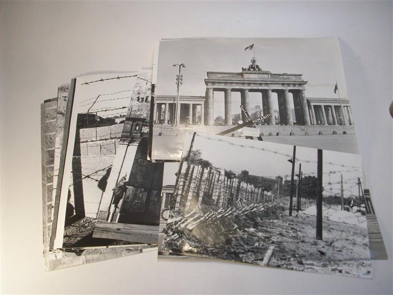 Bilderserie zum Mauerbau in Berlin 1961 / 1962 
