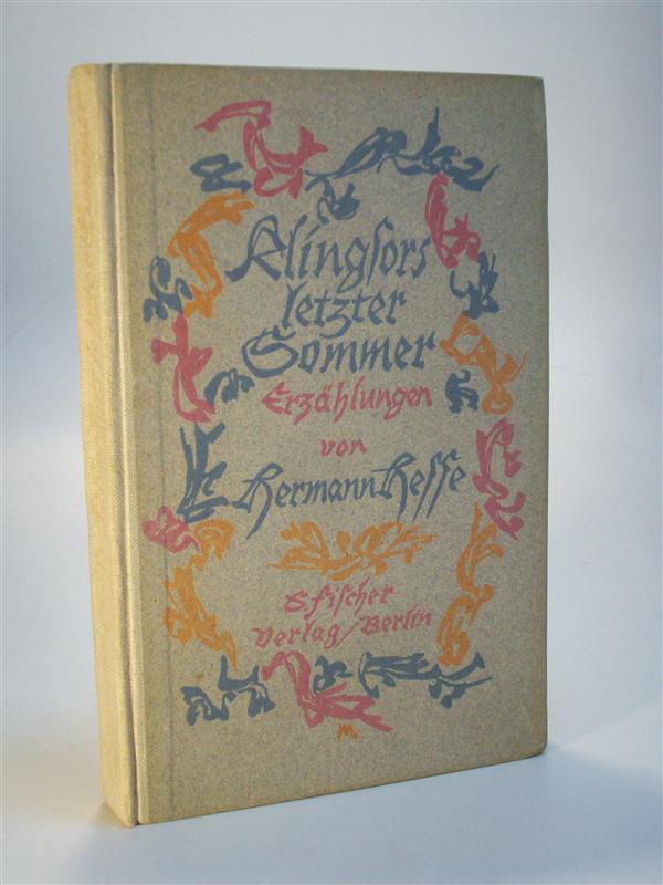 Klingsors letzter Sommer. Erzählungen. (Erstaugabe 1920)