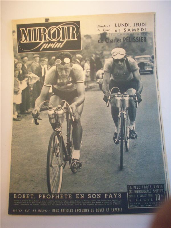 Miroir sprint 1948. 3. Juillet 1948. Bobet, Prophete en son pays. 2. Etappe: Trouville-sur-Mer - Dinard, 3. Etappe: Dinard - Nantes. Tour de France 