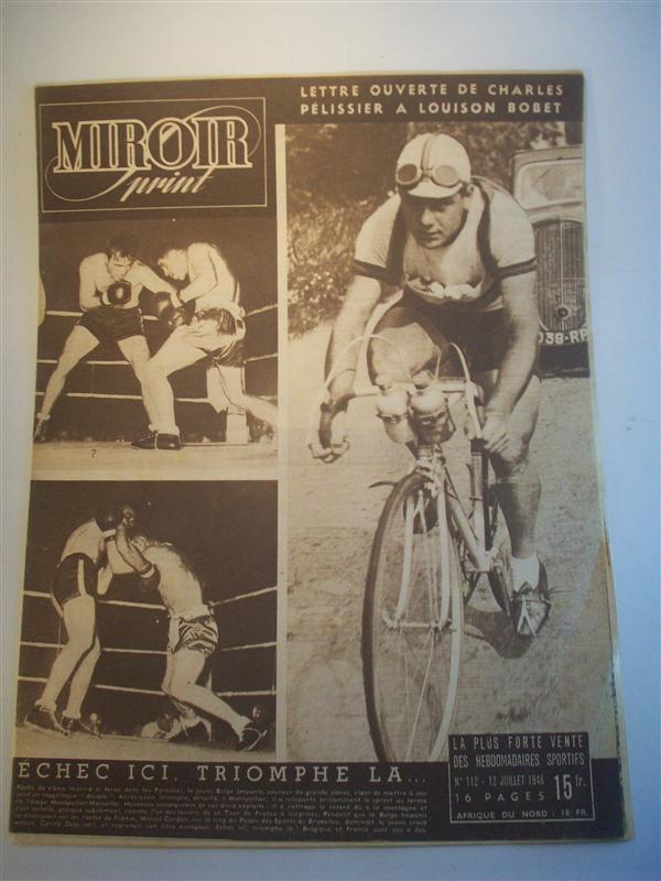 Miroir sprint 1948. Nr. 112. 12. Juillet 1948. 9. Etappe: Toulouse - Montpellier und 10. Etappe: Montpellier - Marseille.  Tour de France 