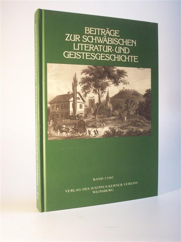 Beiträge zur schwäbischen Literatur- und Geistesgeschichte. Band 2