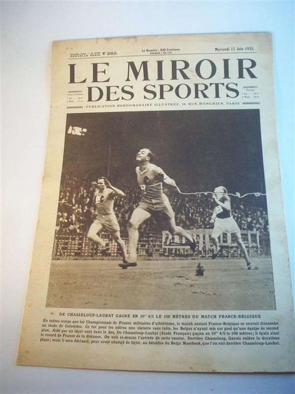 Le Miroir des Sports. Numero 262 vom 17.6.1925. Publication Hebdomadaire illustrée. Vorbericht Tour de France
