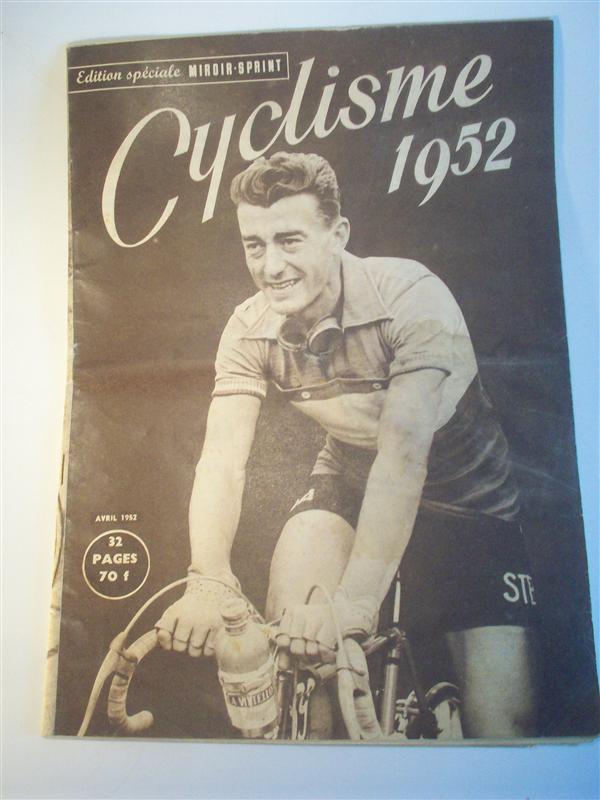 Miroir Sprint, Edition speciale. Cyclisme 1952.  April
