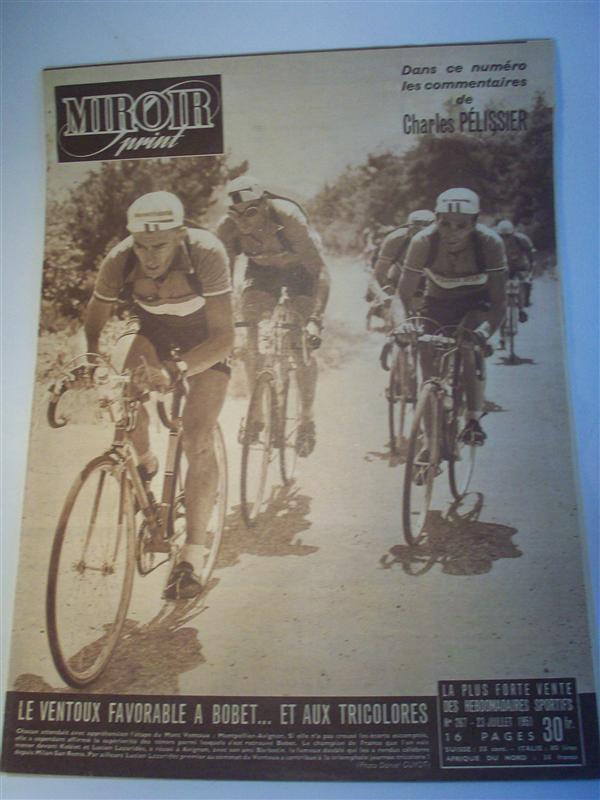 Nr. 267. 23. Juillet 1951. Le Ventoux favorable a Bobet...et aux Tricolores.  Tour de France 1951. 15. Etappe: Luchon - Carcassonne. 16. Etappe: Carcassonne - Montpellier. 17. Etappe: Montpellier - Avignon