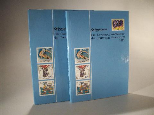 Die Sonderpostwertzeichen der Deutschen Bundespost 1992. Buch im Schuber. Jahrbuch BRD. Postfrisch. Jahresammlung.