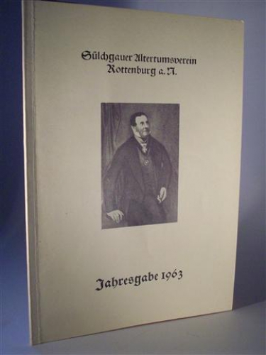 (Der Sülchgau). Jahresgabe 1963.
