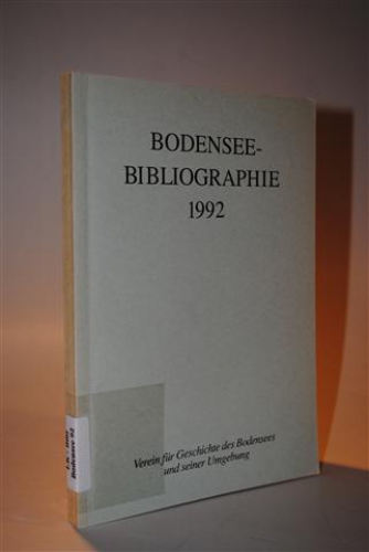 Bodensee - Bibliographie. 1992