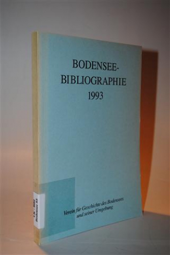 Bodensee - Bibliographie. 1993