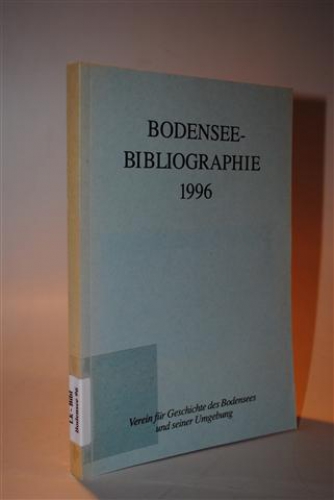 Bodensee - Bibliographie. 1996