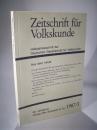 Zeitschrift für Volkskunde. Halbjahresschrift der Deutschen Gesellschaft für Volkskunde. 83. Jg. 1987/ I. Halbjahresband