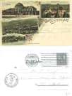 Ansichtskarte / Postkarte. Gruss aus Stuttgart  / Solitude / Königliches Schloss / Ansicht Stuttgart / Neckaransicht m. Schloss Roesenstein.1903